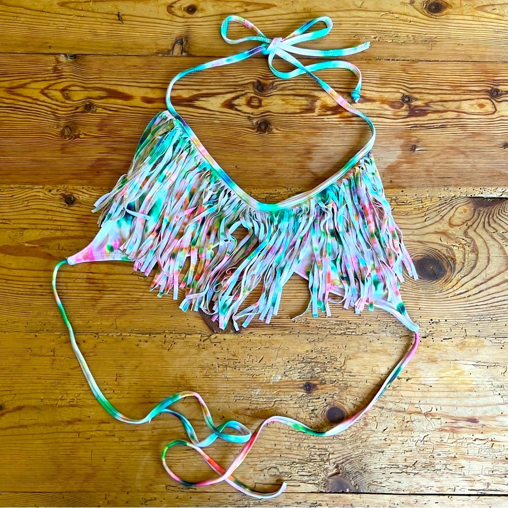L*Space Multicolor String Bikini Top - image 1